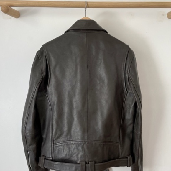 Men’s Club Monaco Leather Jacket - Picture 3 of 8